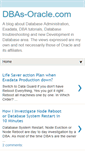 Mobile Screenshot of dbas-oracle.com