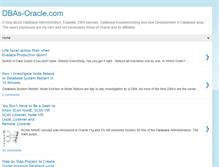 Tablet Screenshot of dbas-oracle.com